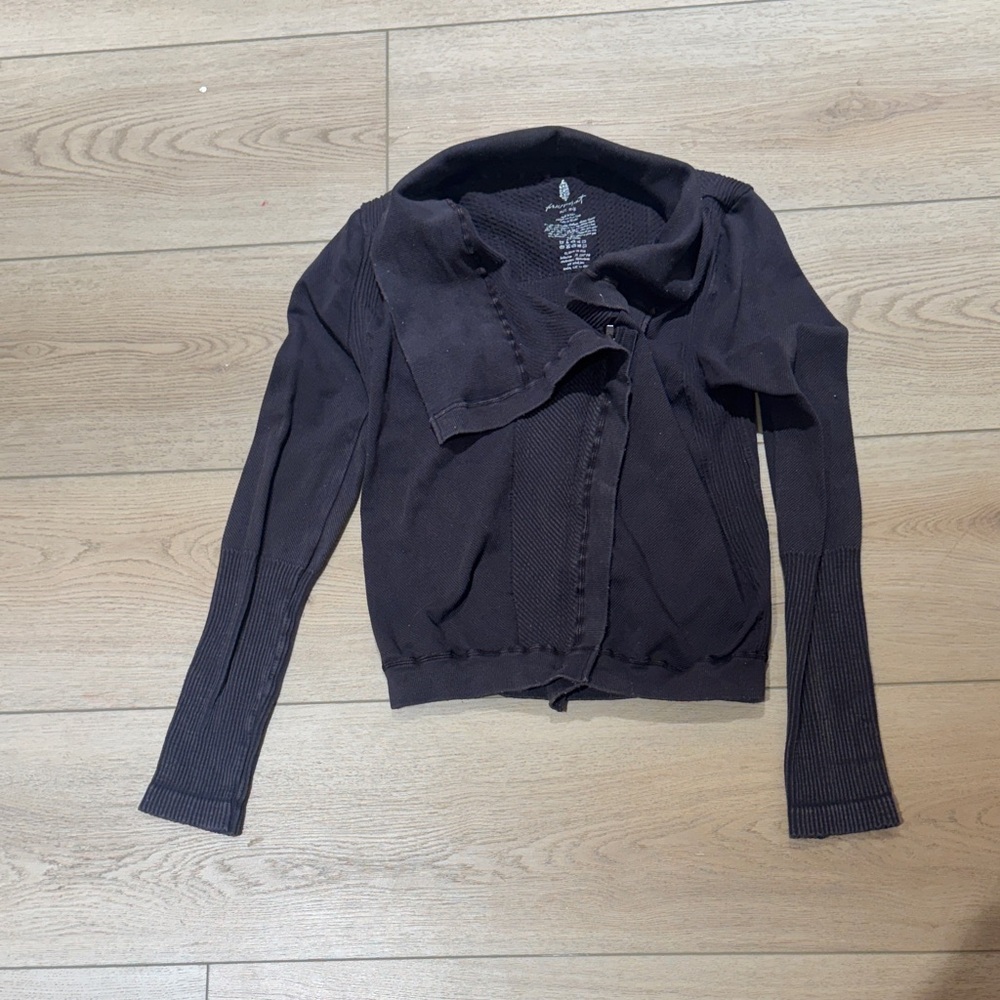 FP Movement by Free People Black Long Sleeve Top